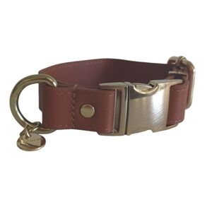 NWOT | Express Extra Small Brown & Gold Faux Leather Collar